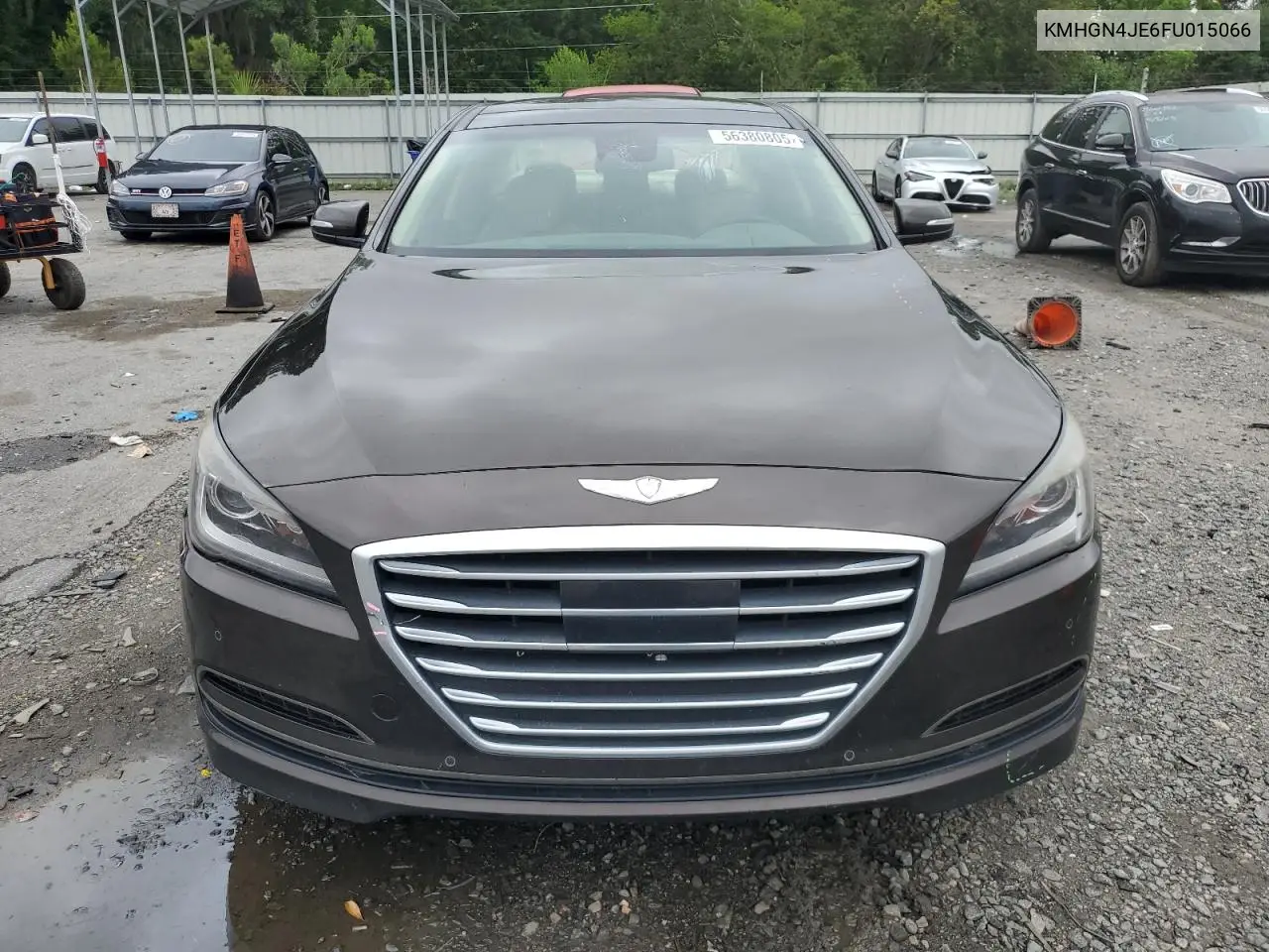 2015 Hyundai Genesis 3.8L VIN: KMHGN4JE6FU015066 Lot: 56380805