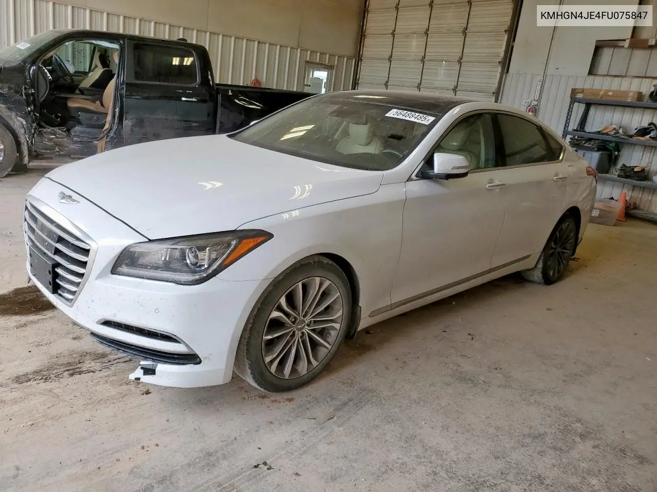 2015 Hyundai Genesis 3.8L VIN: KMHGN4JE4FU075847 Lot: 56488485