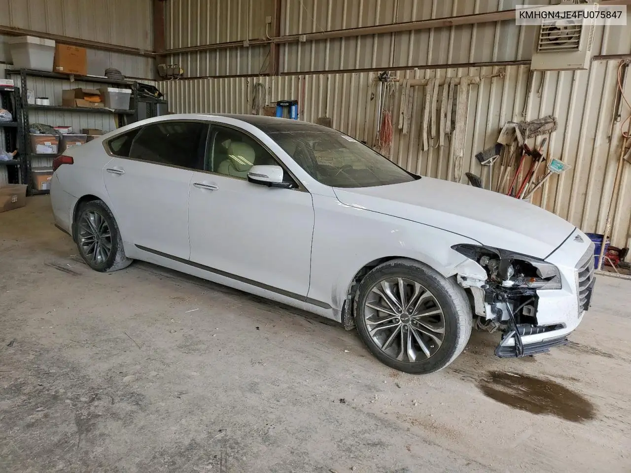 2015 Hyundai Genesis 3.8L VIN: KMHGN4JE4FU075847 Lot: 56488485