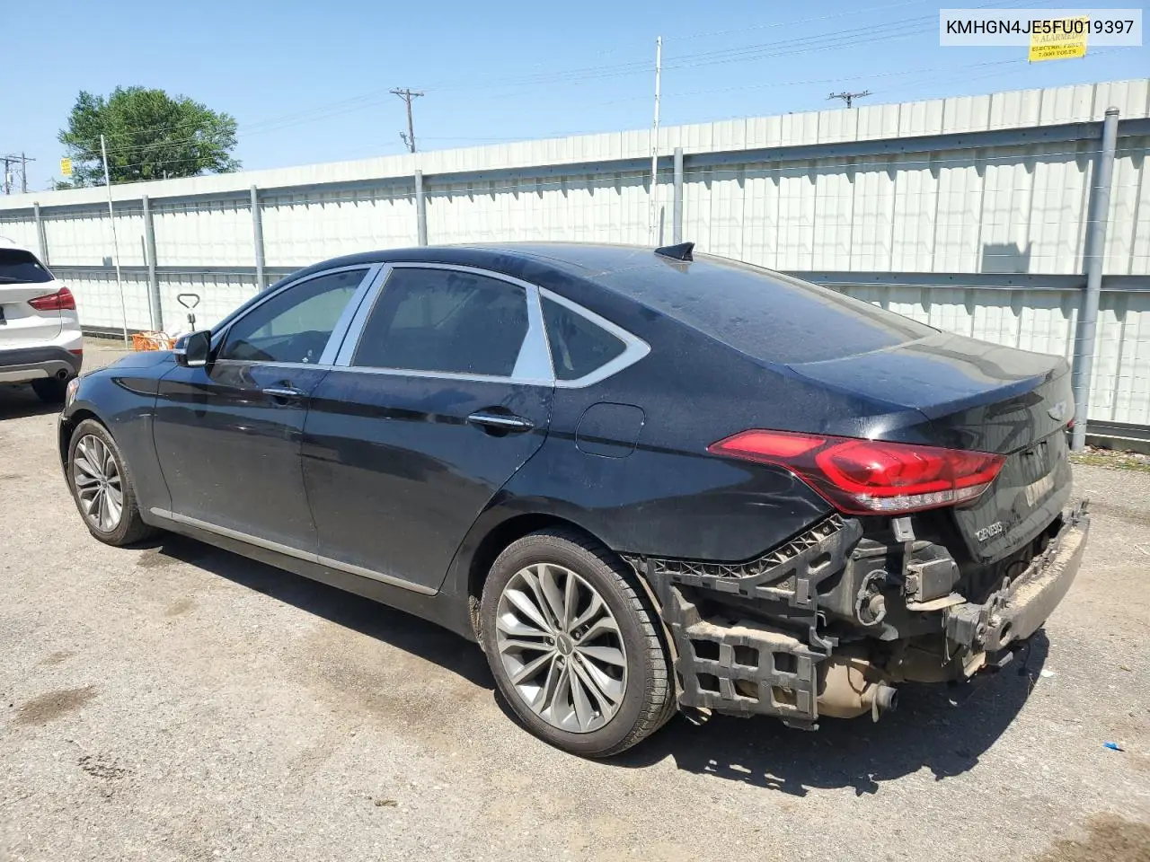 2015 Hyundai Genesis 3.8L VIN: KMHGN4JE5FU019397 Lot: 56640805