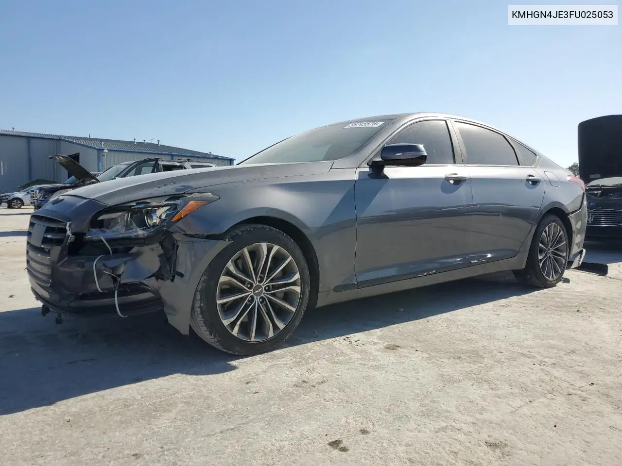 2015 Hyundai Genesis 3.8L VIN: KMHGN4JE3FU025053 Lot: 56745575