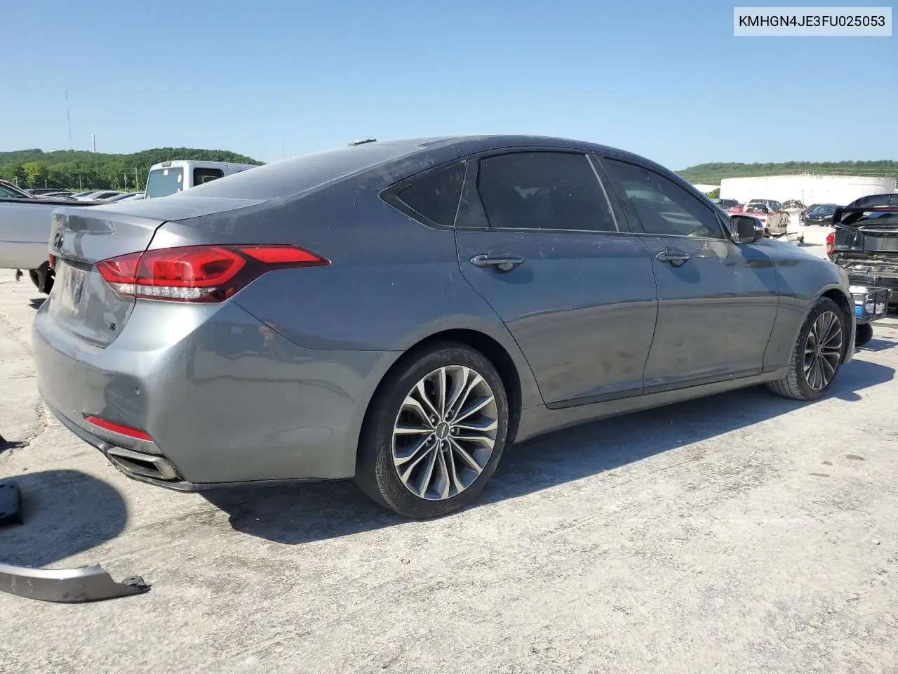 2015 Hyundai Genesis 3.8L VIN: KMHGN4JE3FU025053 Lot: 56745575