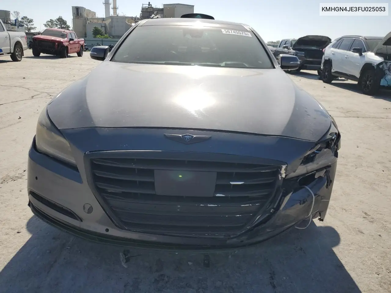 2015 Hyundai Genesis 3.8L VIN: KMHGN4JE3FU025053 Lot: 56745575