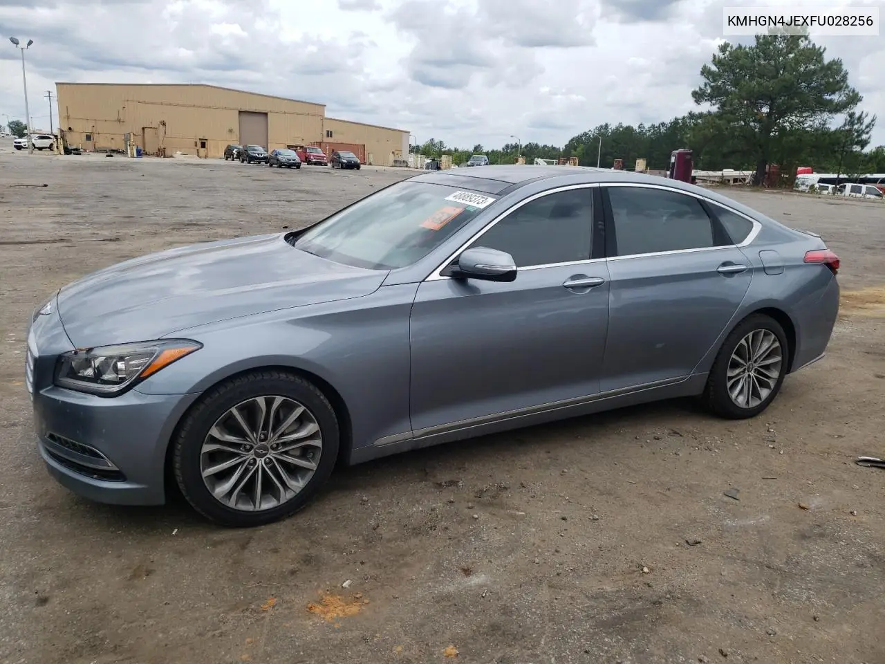 2015 Hyundai Genesis 3.8L VIN: KMHGN4JEXFU028256 Lot: 57226265