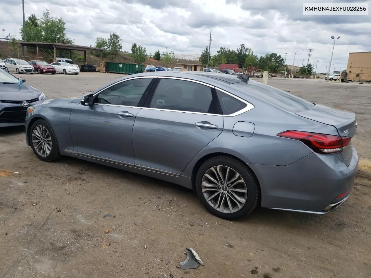 2015 Hyundai Genesis 3.8L VIN: KMHGN4JEXFU028256 Lot: 57226265