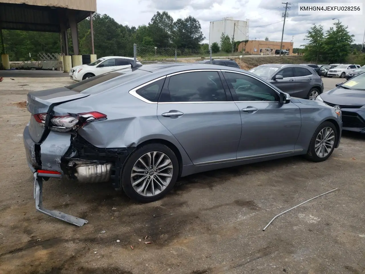 2015 Hyundai Genesis 3.8L VIN: KMHGN4JEXFU028256 Lot: 57226265