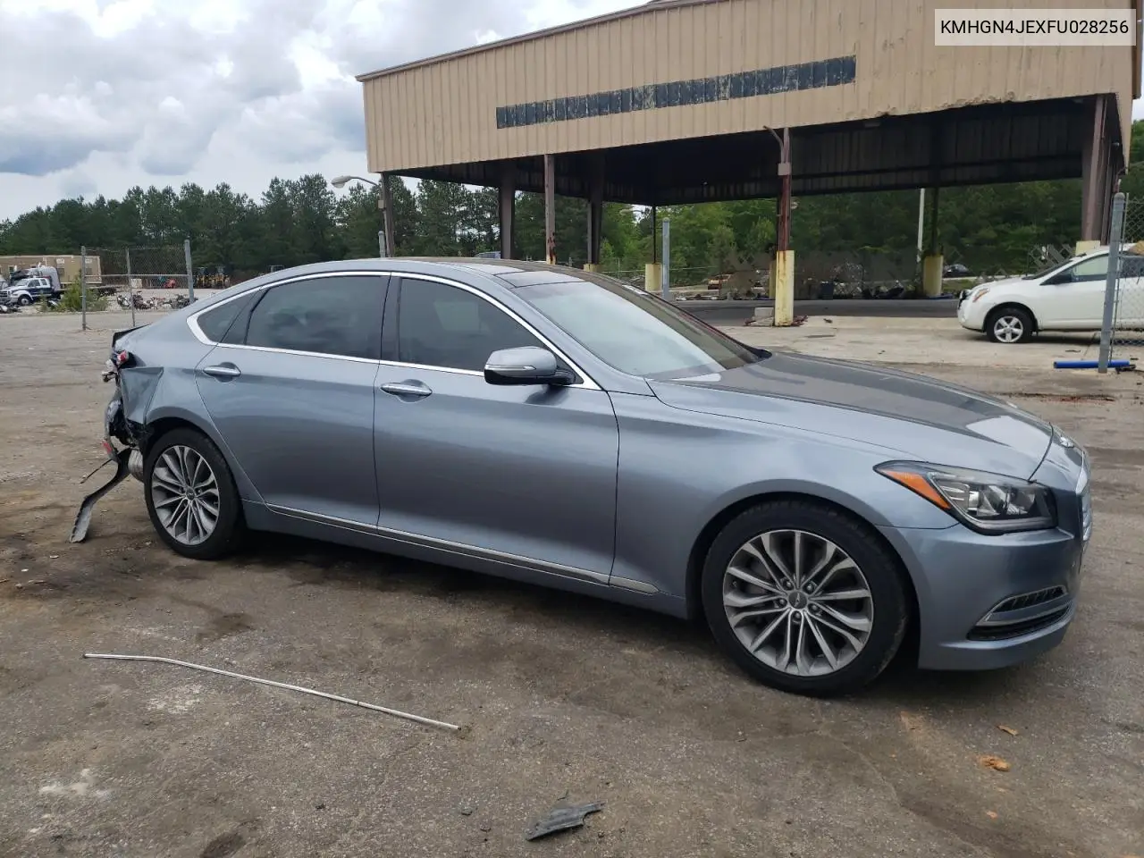 2015 Hyundai Genesis 3.8L VIN: KMHGN4JEXFU028256 Lot: 57226265