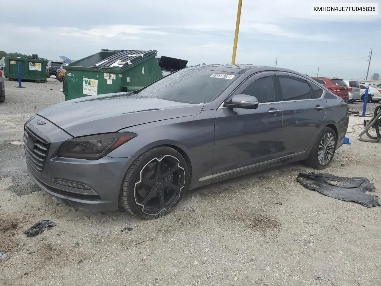 2015 Hyundai Genesis 3.8L VIN: KMHGN4JE7FU045838 Lot: 59280205