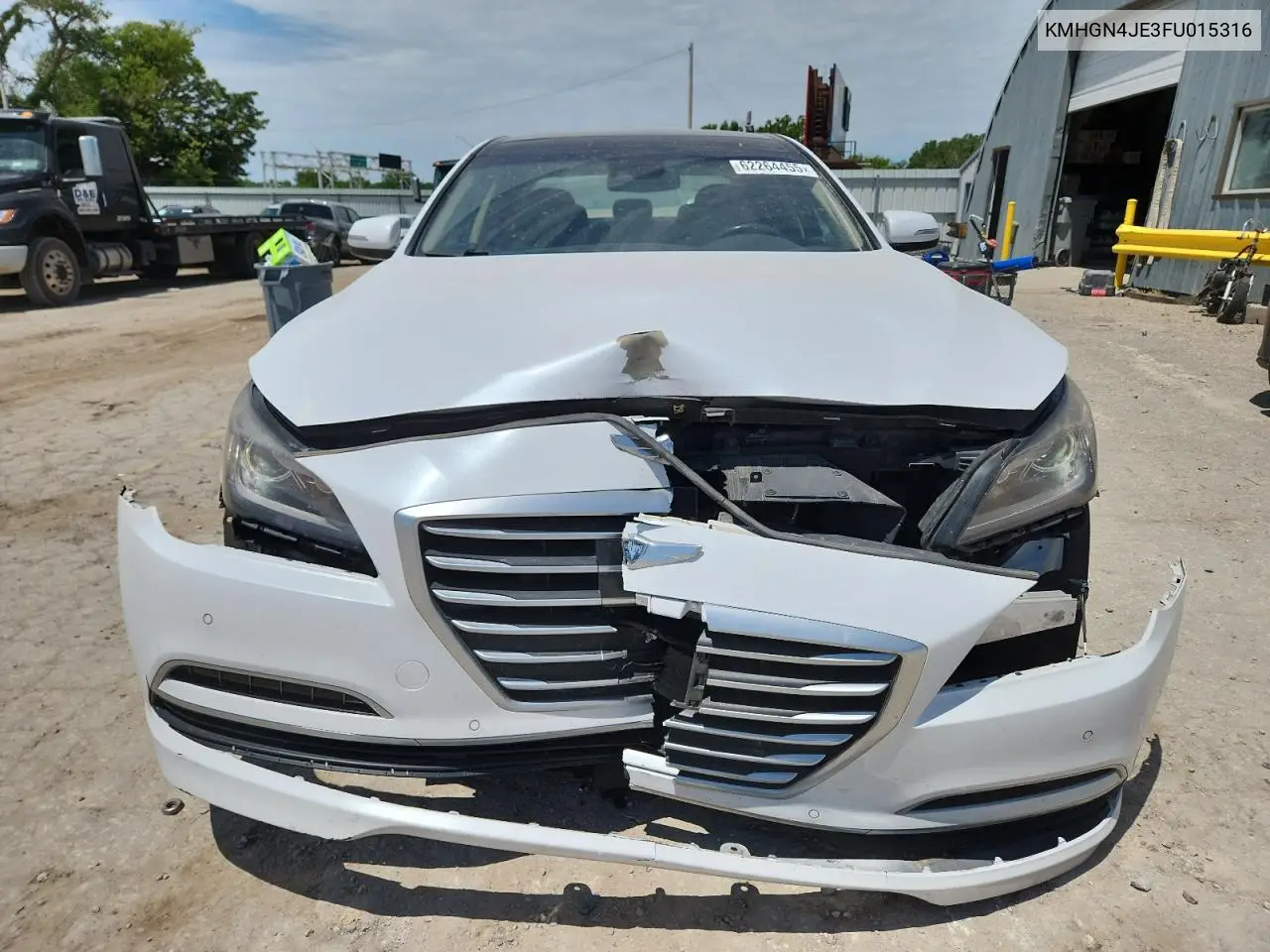2015 Hyundai Genesis 3.8L VIN: KMHGN4JE3FU015316 Lot: 62264455