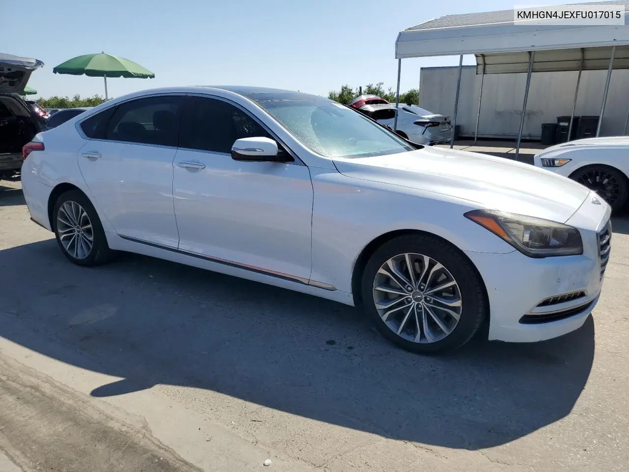 2015 Hyundai Genesis 3.8L VIN: KMHGN4JEXFU017015 Lot: 62529275