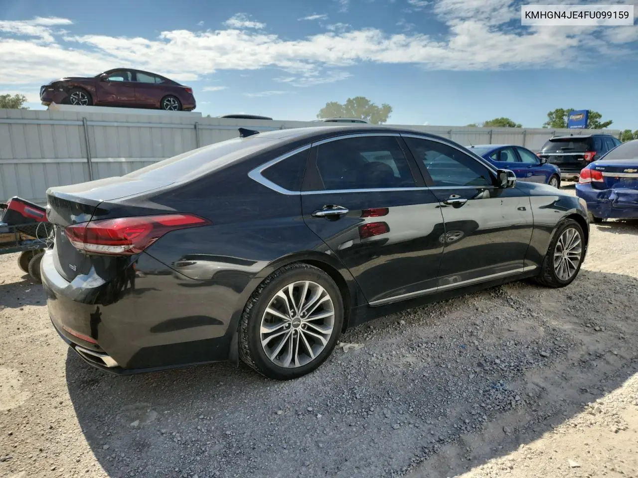 2015 Hyundai Genesis 3.8L VIN: KMHGN4JE4FU099159 Lot: 62660605
