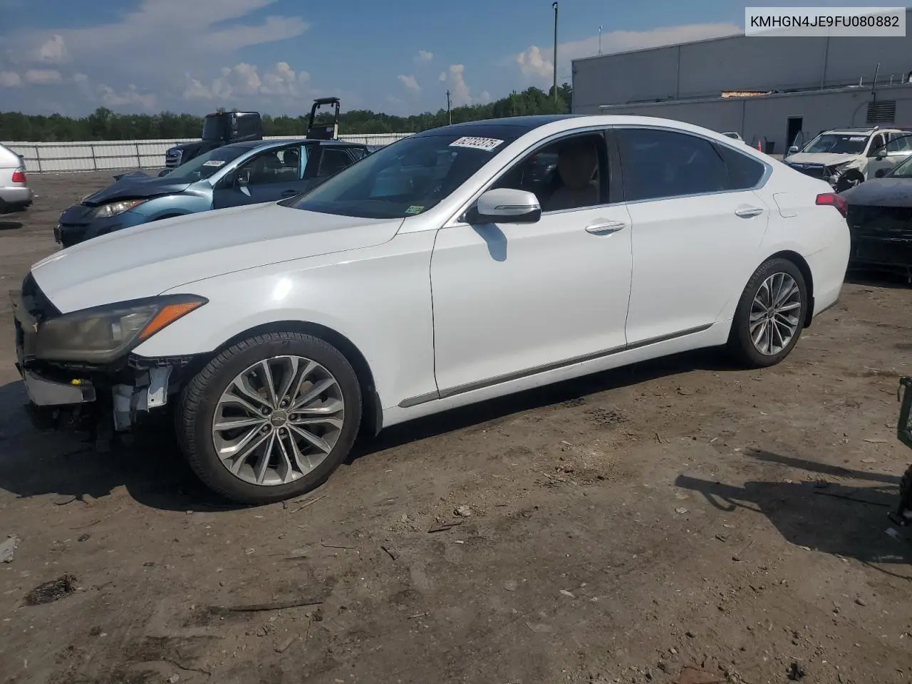 2015 Hyundai Genesis 3.8L VIN: KMHGN4JE9FU080882 Lot: 62732375