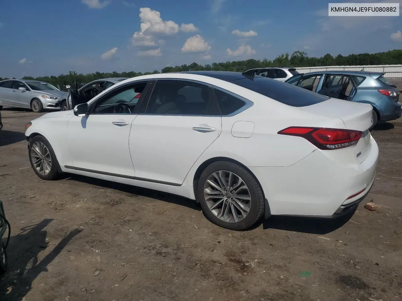 2015 Hyundai Genesis 3.8L VIN: KMHGN4JE9FU080882 Lot: 62732375