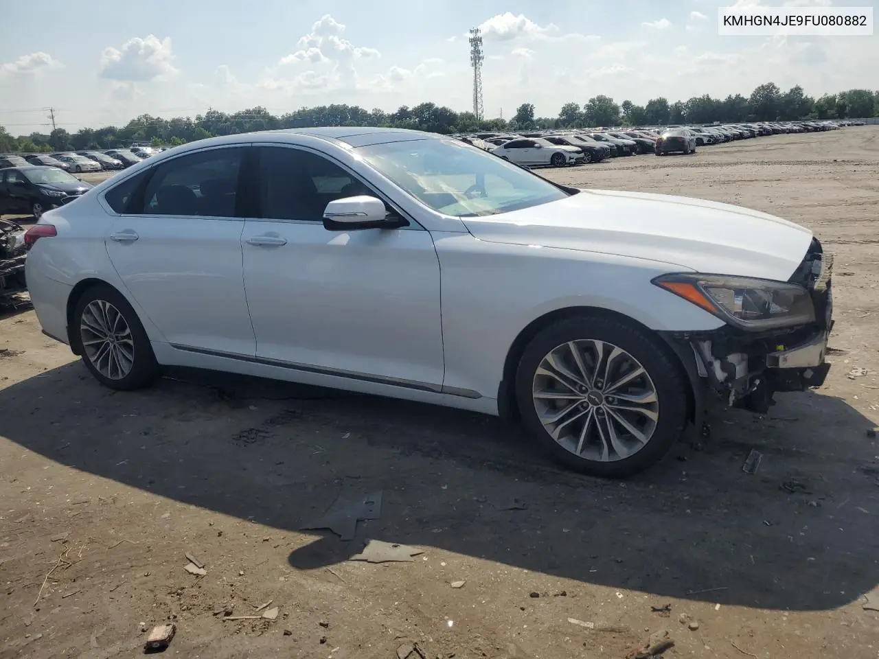 2015 Hyundai Genesis 3.8L VIN: KMHGN4JE9FU080882 Lot: 62732375