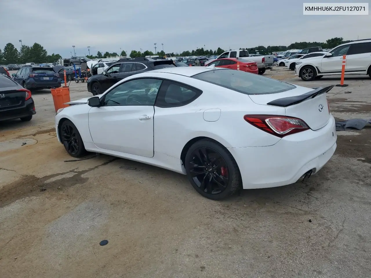 2015 Hyundai Genesis Coupe 3.8L VIN: KMHHU6KJ2FU127071 Lot: 62778025