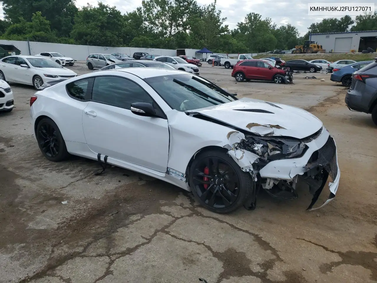 2015 Hyundai Genesis Coupe 3.8L VIN: KMHHU6KJ2FU127071 Lot: 62778025