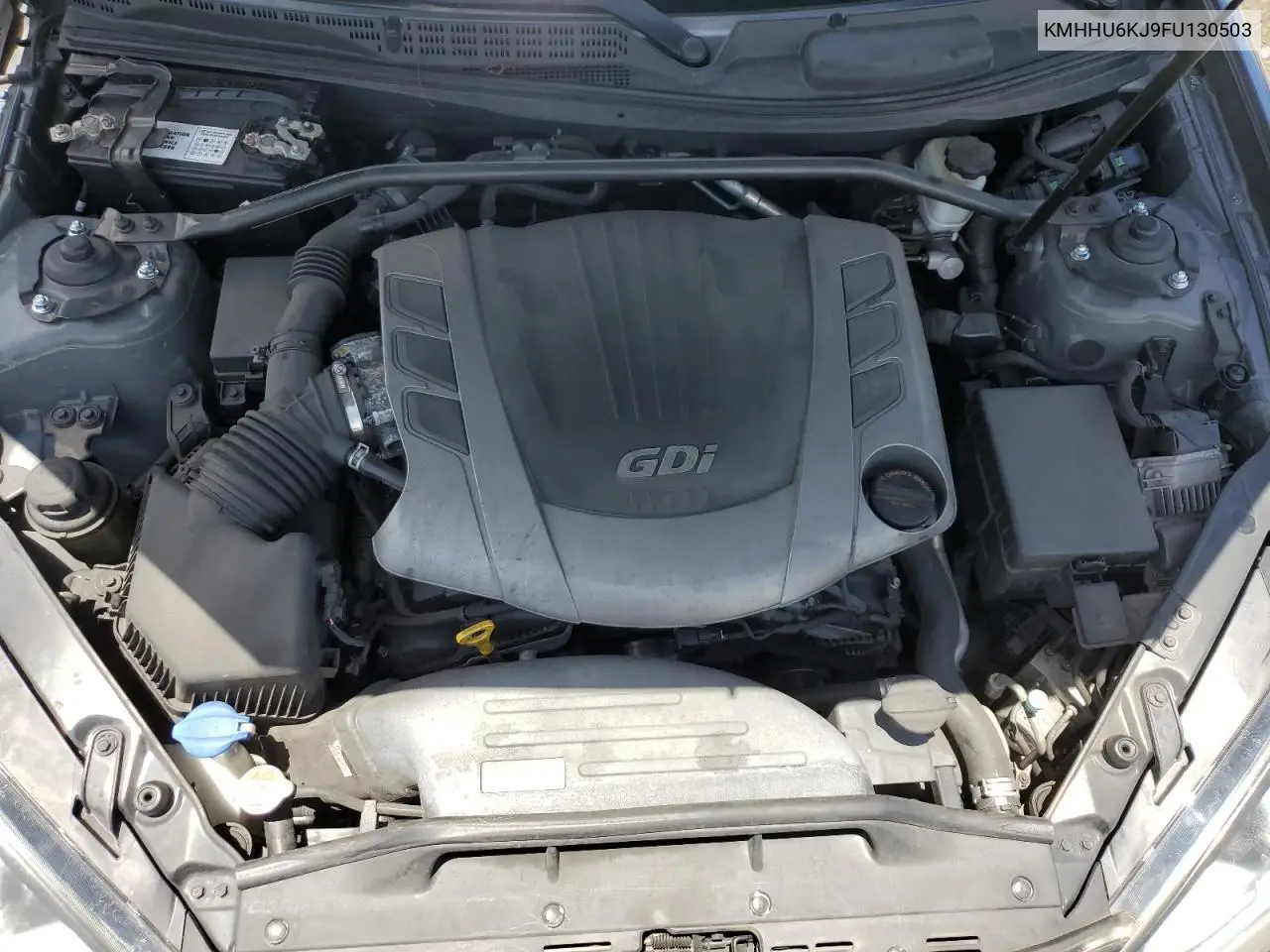 2015 Hyundai Genesis Coupe 3.8L VIN: KMHHU6KJ9FU130503 Lot: 62912895