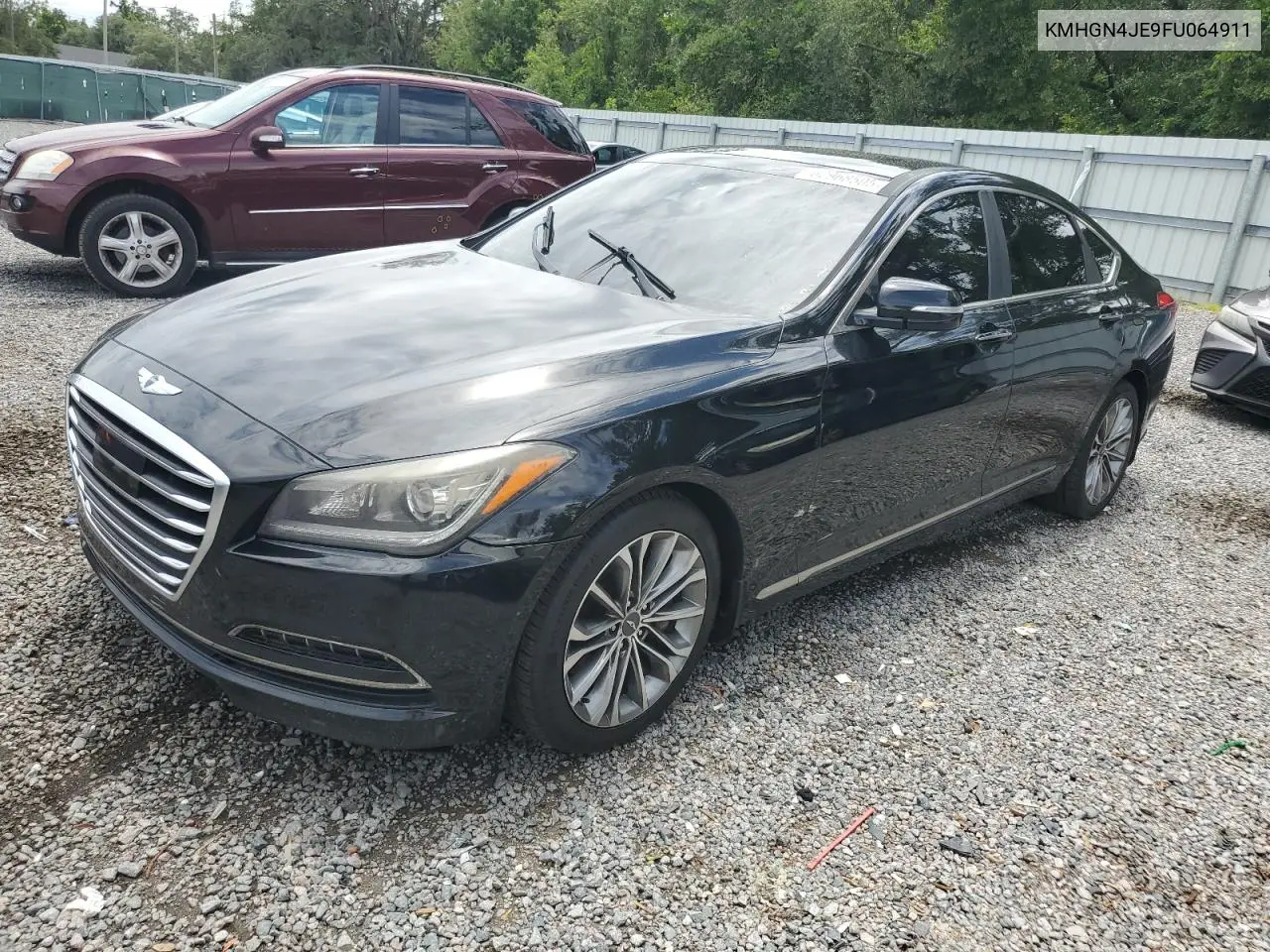 2015 Hyundai Genesis 3.8L VIN: KMHGN4JE9FU064911 Lot: 62968505