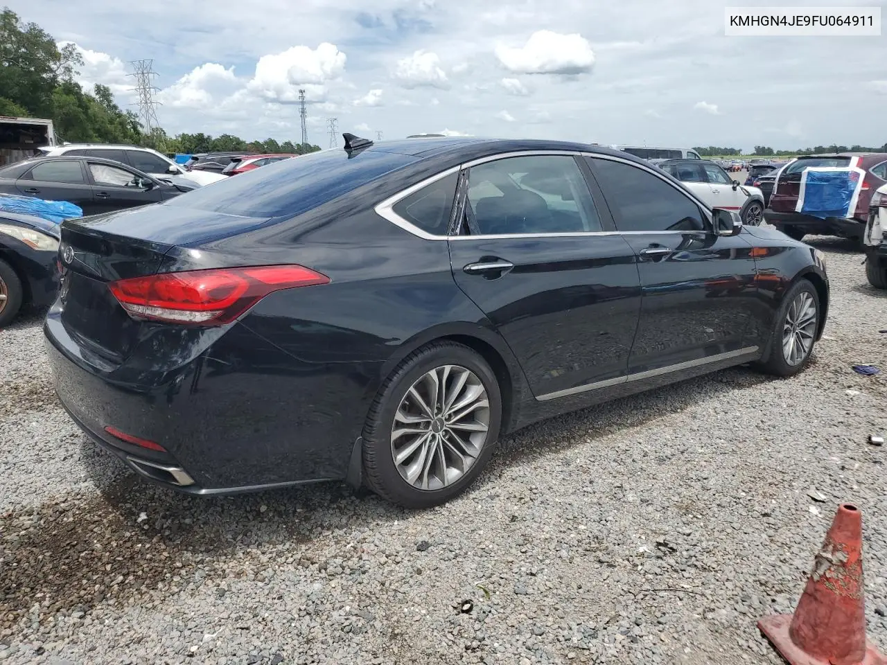 2015 Hyundai Genesis 3.8L VIN: KMHGN4JE9FU064911 Lot: 62968505