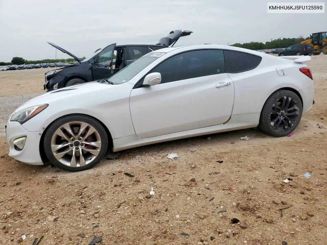 2015 Hyundai Genesis Coupe 3.8L VIN: KMHHU6KJ5FU125590 Lot: 63104385