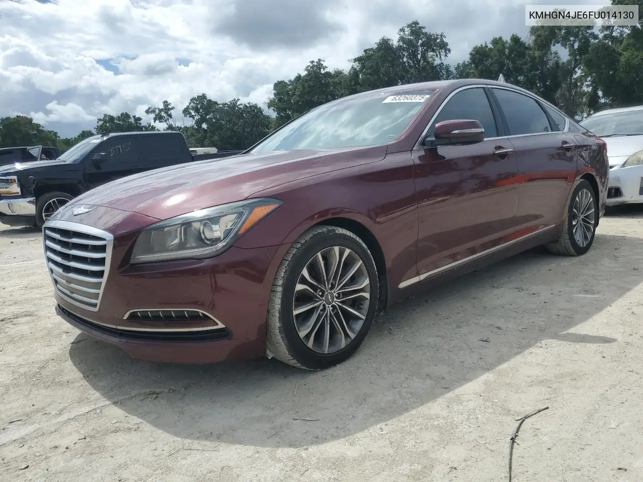 2015 Hyundai Genesis 3.8L VIN: KMHGN4JE6FU014130 Lot: 63260375