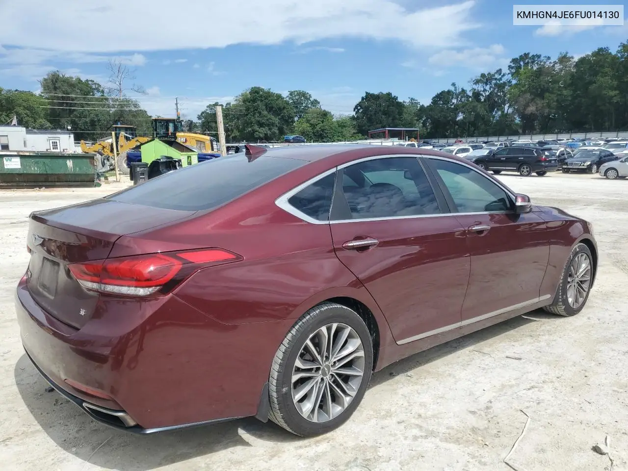 2015 Hyundai Genesis 3.8L VIN: KMHGN4JE6FU014130 Lot: 63260375