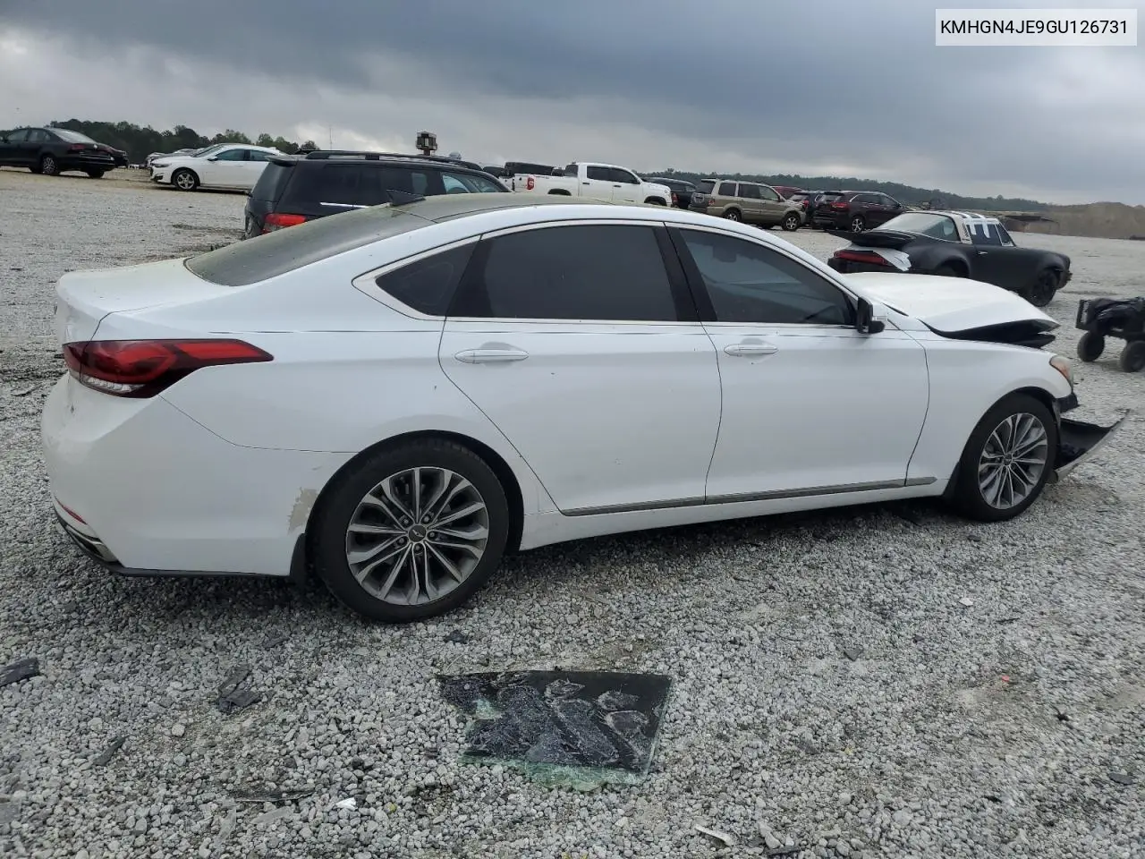 2016 Hyundai Genesis 3.8L VIN: KMHGN4JE9GU126731 Lot: 51283845