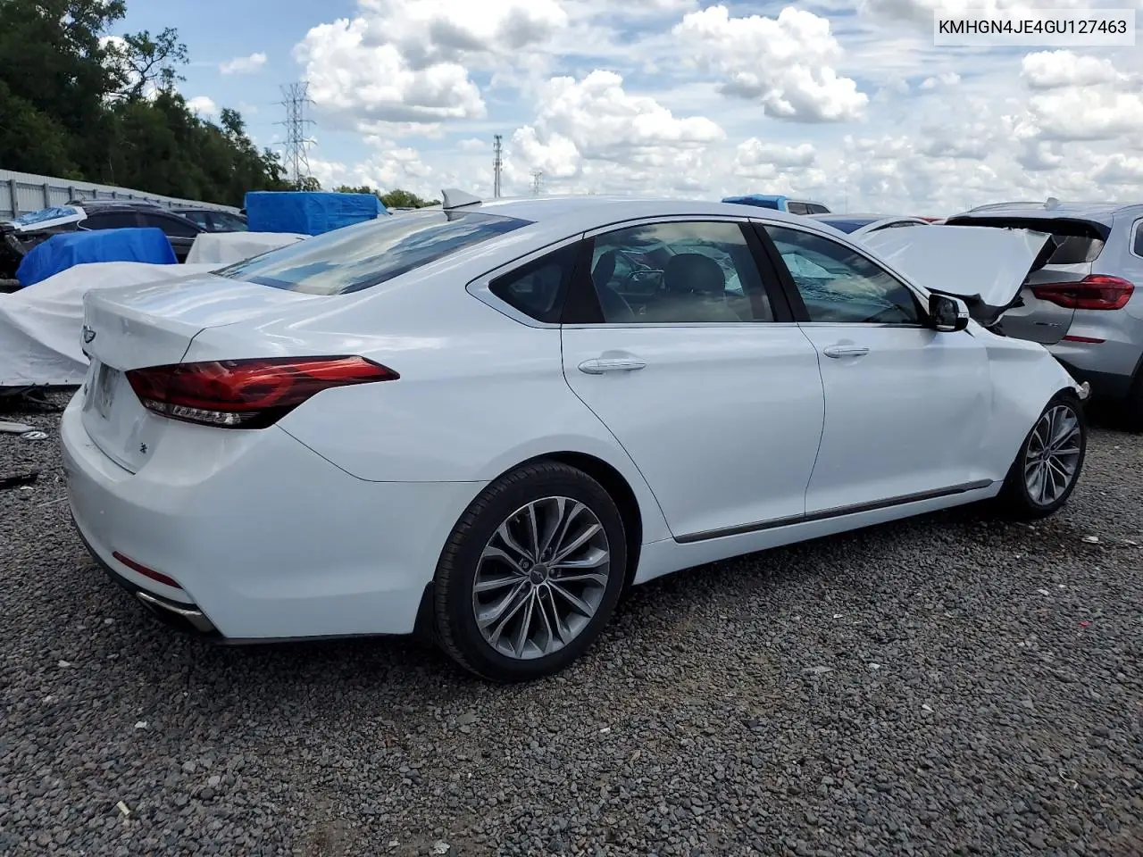 2016 Hyundai Genesis 3.8L VIN: KMHGN4JE4GU127463 Lot: 62427255