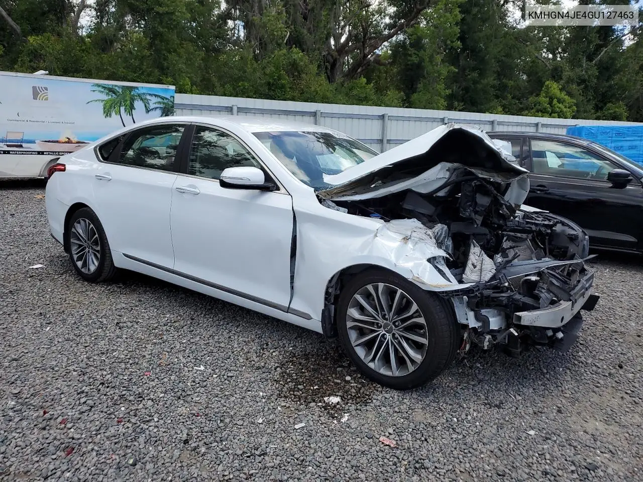 2016 Hyundai Genesis 3.8L VIN: KMHGN4JE4GU127463 Lot: 62427255