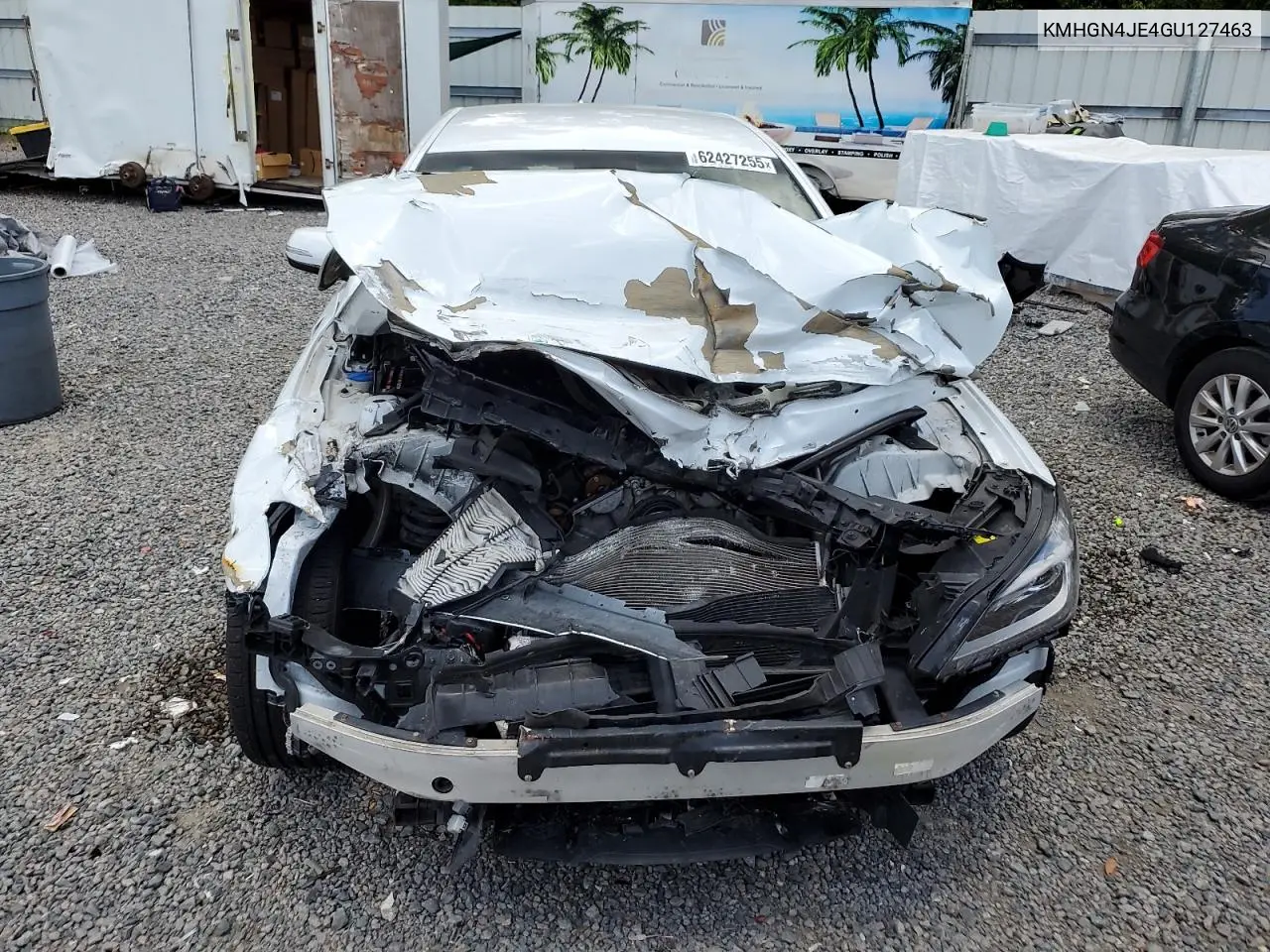 2016 Hyundai Genesis 3.8L VIN: KMHGN4JE4GU127463 Lot: 62427255