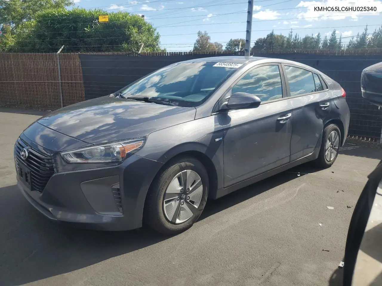 2017 Hyundai Ioniq Blue VIN: KMHC65LC6HU025340 Lot: 56548925