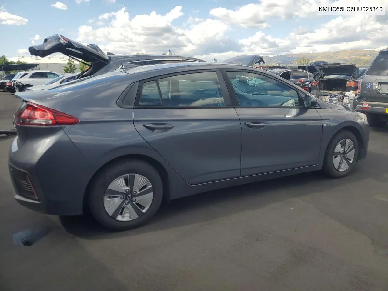2017 Hyundai Ioniq Blue VIN: KMHC65LC6HU025340 Lot: 56548925