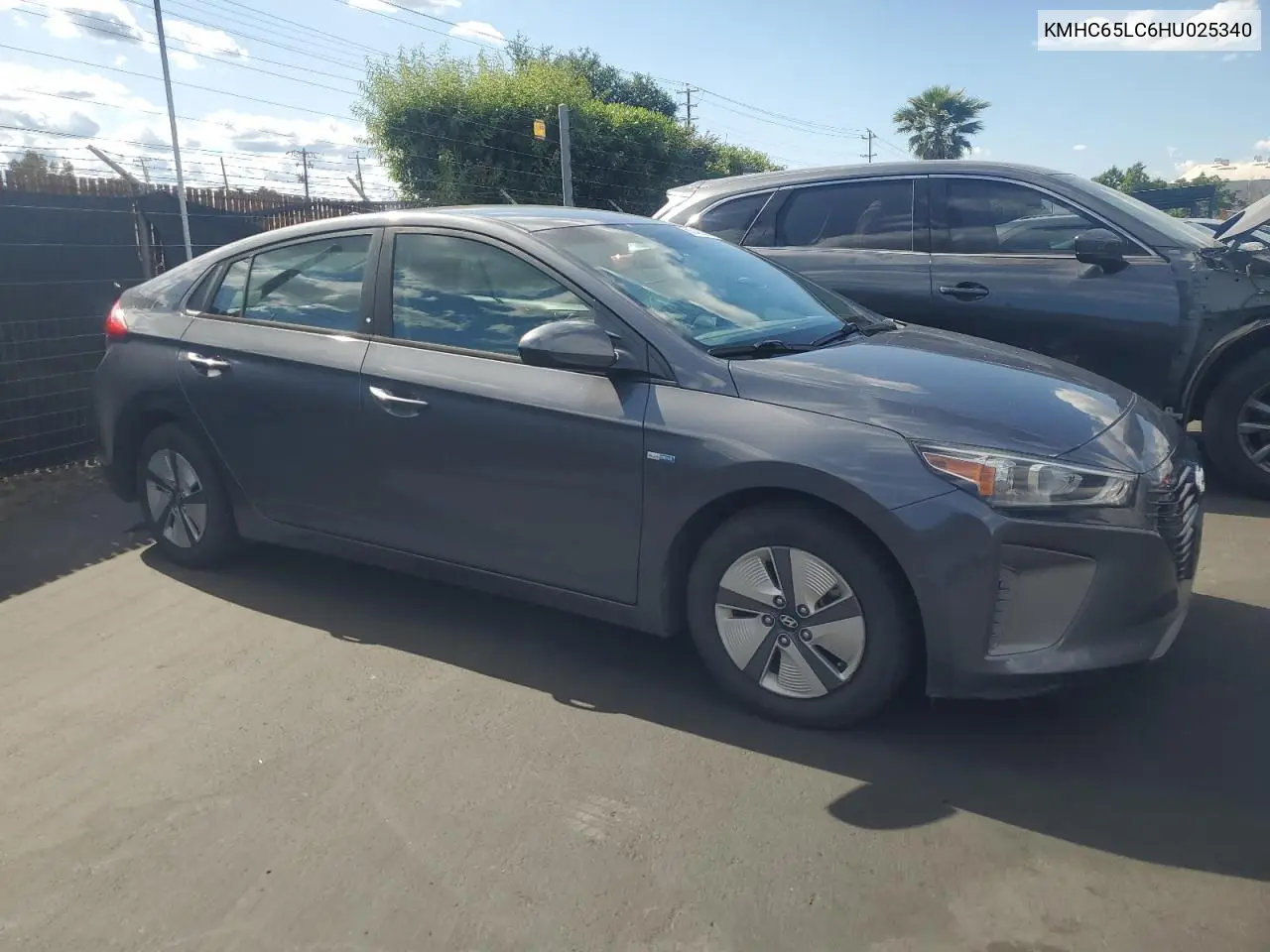 2017 Hyundai Ioniq Blue VIN: KMHC65LC6HU025340 Lot: 56548925