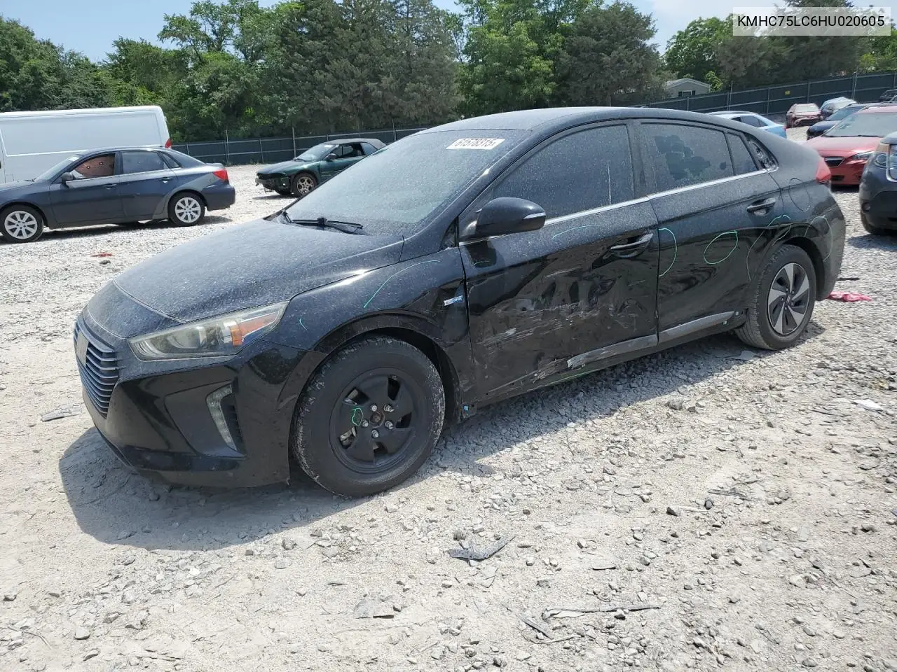 2017 Hyundai Ioniq Sel VIN: KMHC75LC6HU020605 Lot: 61578315