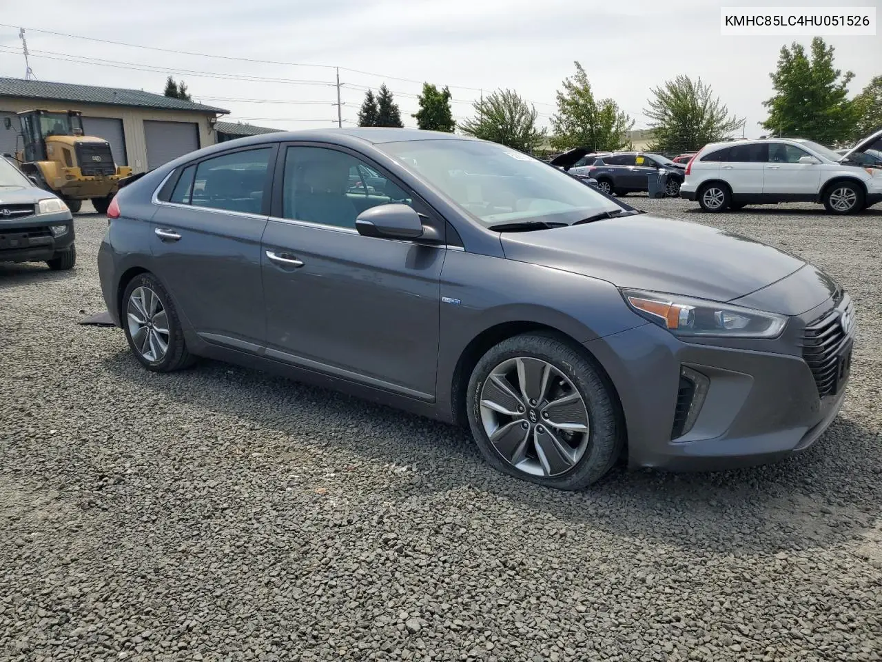 2017 Hyundai Ioniq Limited VIN: KMHC85LC4HU051526 Lot: 62221585
