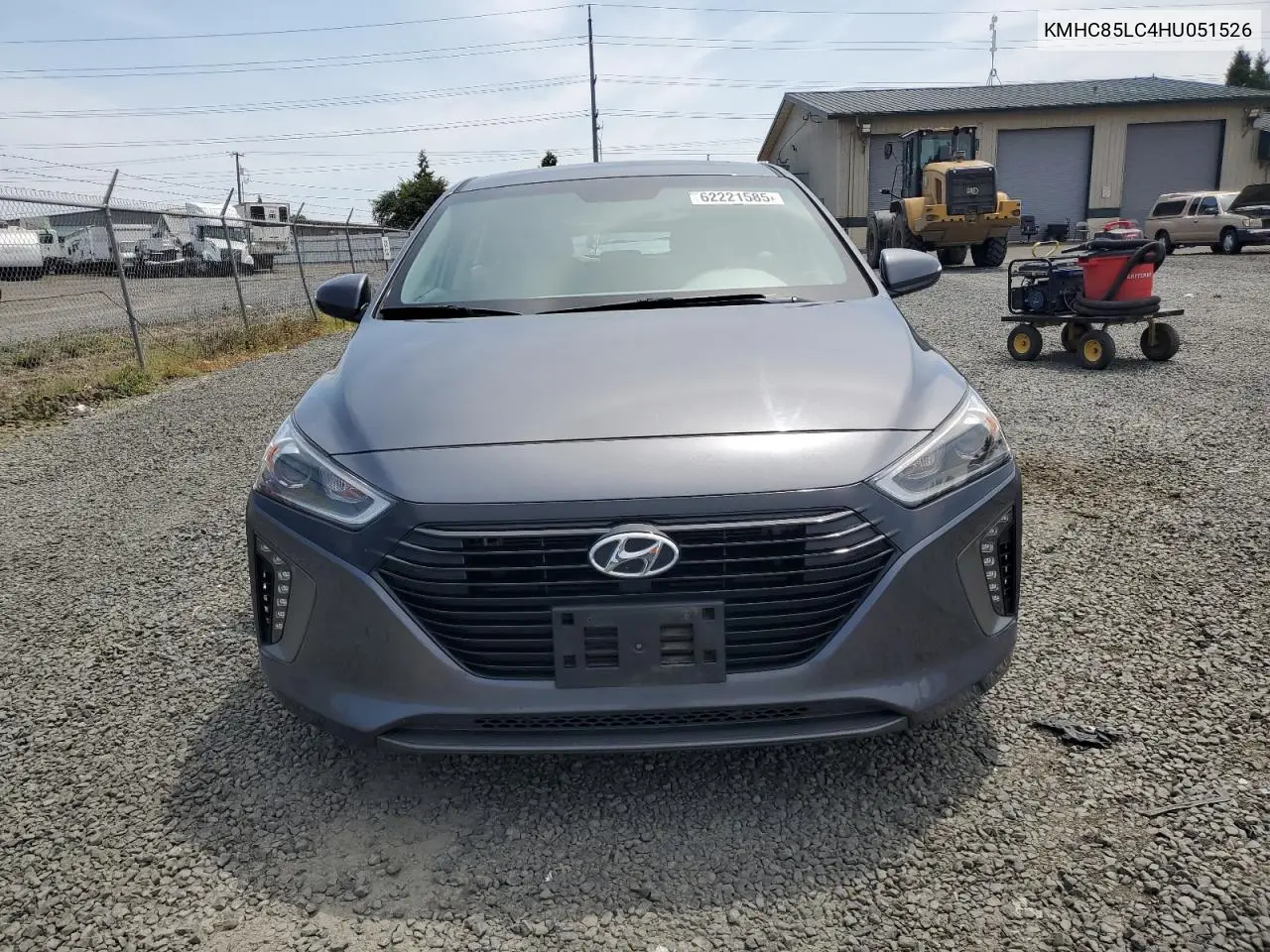 2017 Hyundai Ioniq Limited VIN: KMHC85LC4HU051526 Lot: 62221585