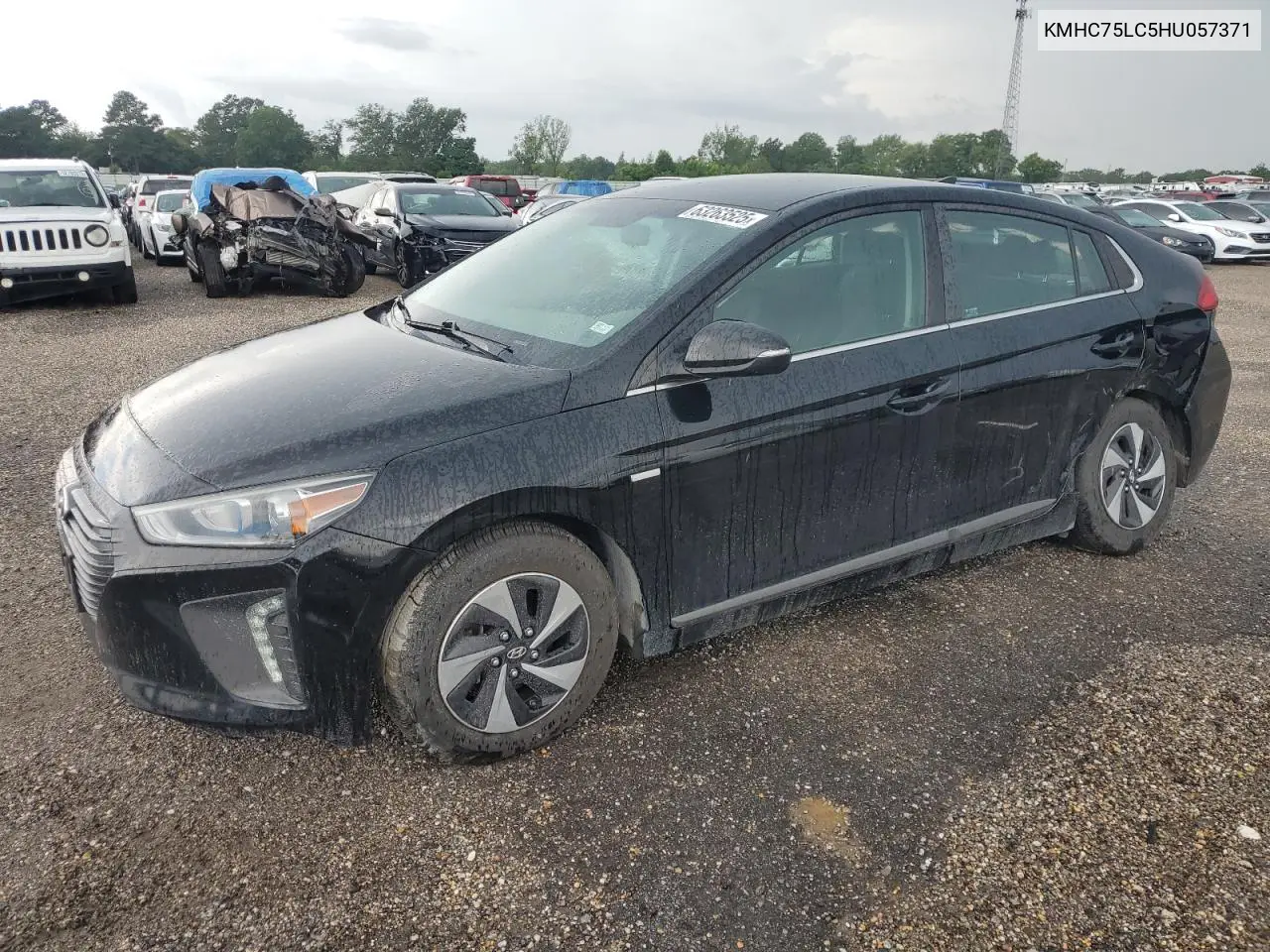2017 Hyundai Ioniq Sel VIN: KMHC75LC5HU057371 Lot: 63263525