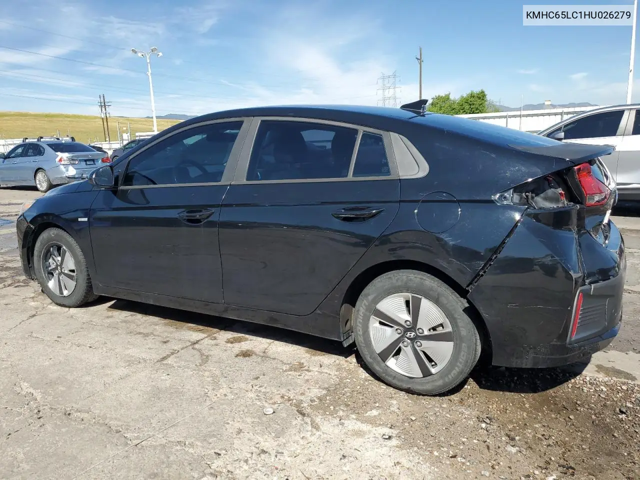 2017 Hyundai Ioniq Blue VIN: KMHC65LC1HU026279 Lot: 63283365