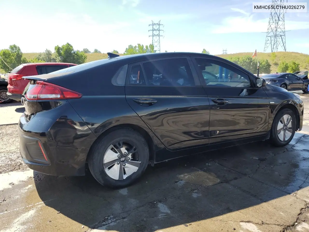 2017 Hyundai Ioniq Blue VIN: KMHC65LC1HU026279 Lot: 63283365