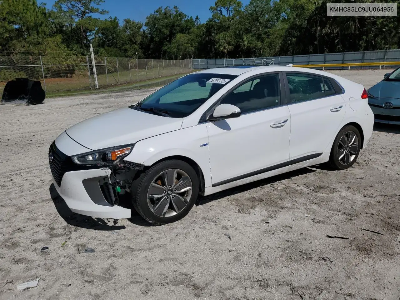 2018 Hyundai Ioniq Limited VIN: KMHC85LC9JU064956 Lot: 56101175