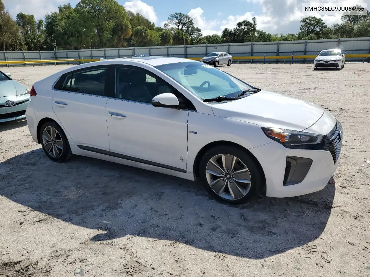2018 Hyundai Ioniq Limited VIN: KMHC85LC9JU064956 Lot: 56101175
