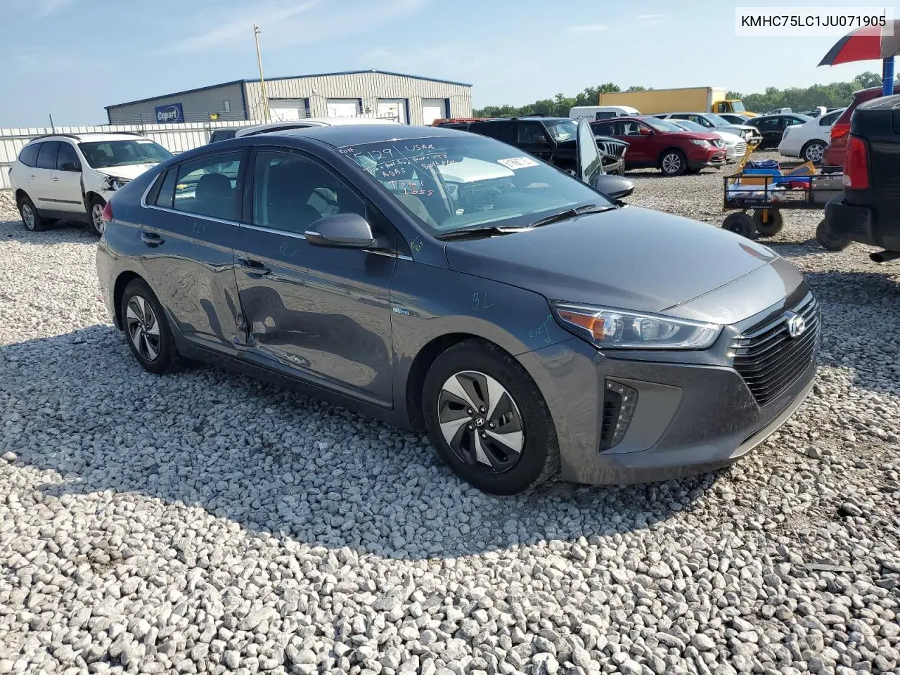 2018 Hyundai Ioniq Sel VIN: KMHC75LC1JU071905 Lot: 61866725