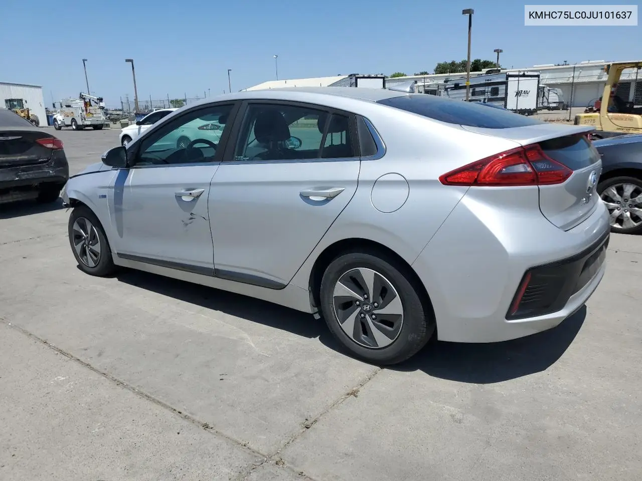 2018 Hyundai Ioniq Sel VIN: KMHC75LC0JU101637 Lot: 62080075