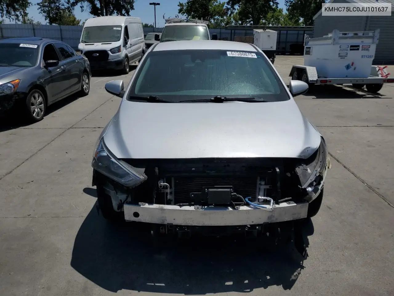 2018 Hyundai Ioniq Sel VIN: KMHC75LC0JU101637 Lot: 62080075