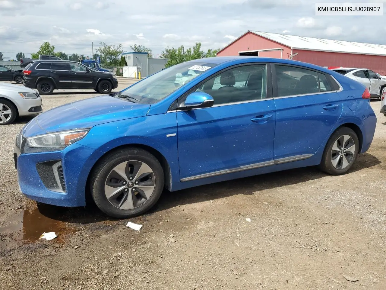 2018 Hyundai Ioniq Limited VIN: KMHC85LH9JU028907 Lot: 62452665