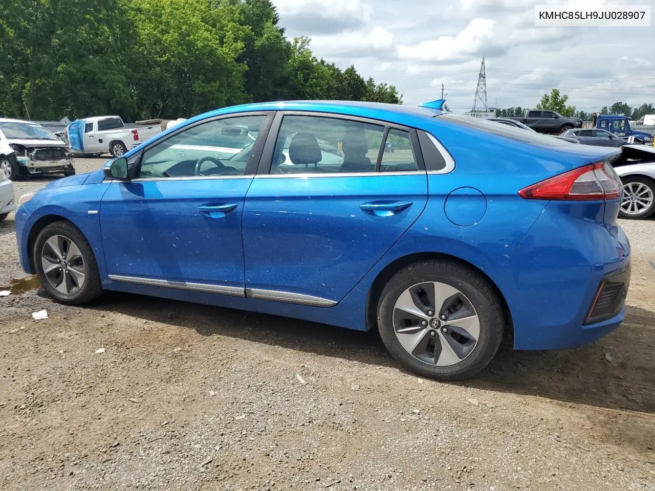 2018 Hyundai Ioniq Limited VIN: KMHC85LH9JU028907 Lot: 62452665