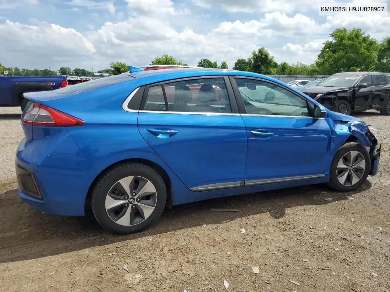 2018 Hyundai Ioniq Limited VIN: KMHC85LH9JU028907 Lot: 62452665