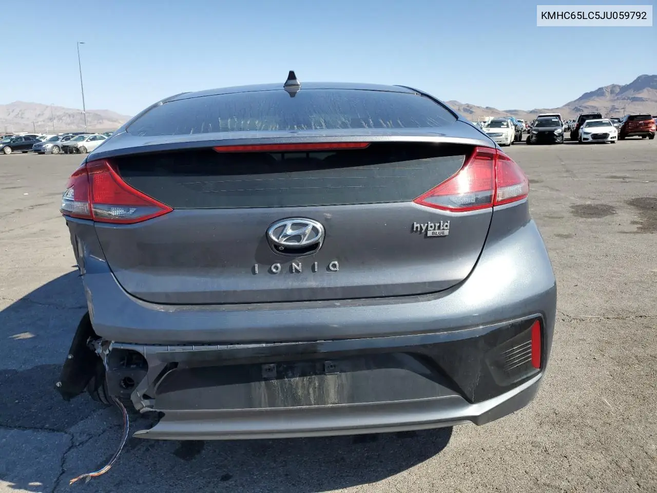 2018 Hyundai Ioniq Blue VIN: KMHC65LC5JU059792 Lot: 62895735