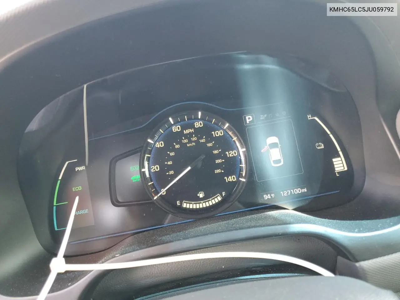 2018 Hyundai Ioniq Blue VIN: KMHC65LC5JU059792 Lot: 62895735
