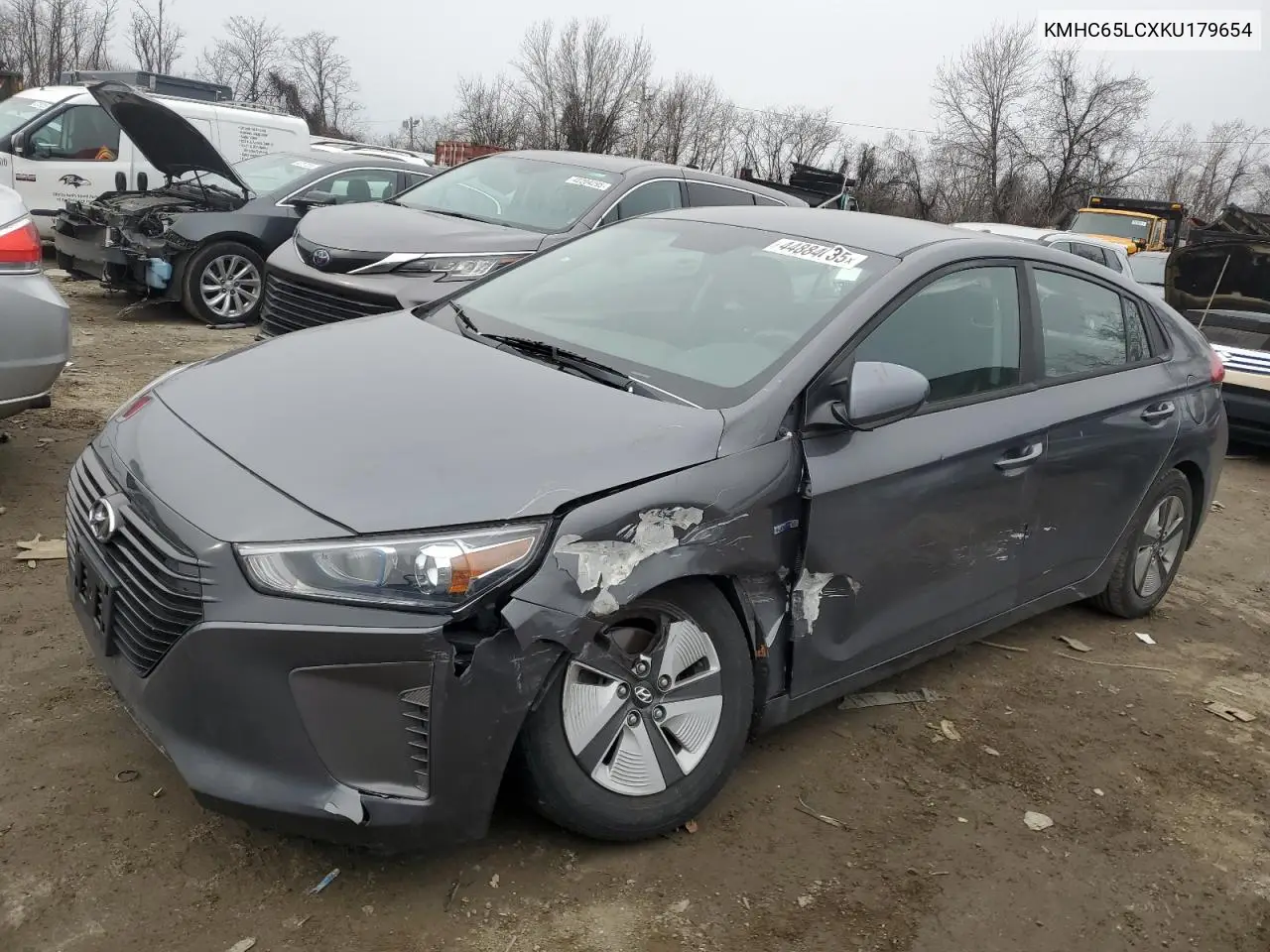 2019 Hyundai Ioniq Blue VIN: KMHC65LCXKU179654 Lot: 44884735